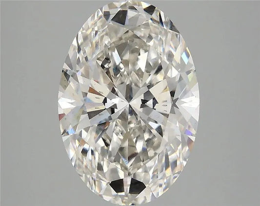 4.04ct Oval Lab Grown Diamond (Colour G, Clarity SI1, IGI Certified)