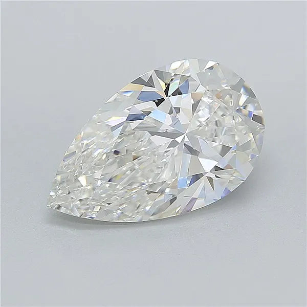 4.04ct Pear Lab Grown Diamond (Colour G, Clarity VVS2, IGI Certified)