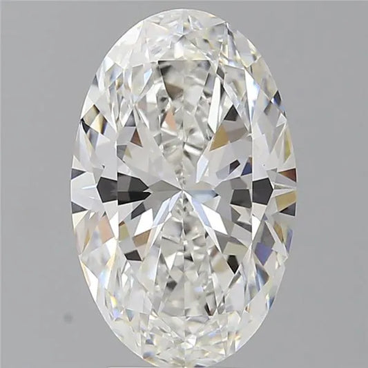 4.06ct Oval Lab Grown Diamond (Colour E, Clarity VVS2, IGI Certified)