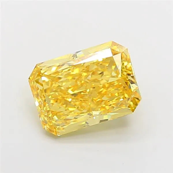 4.08ct Radiant Lab Grown Diamond (Colour Fancy Vivid Yellow, Clarity VS1, IGI Certified)