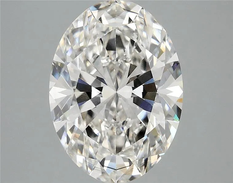 4.10ct Oval Lab Grown Diamond (Colour G, Clarity VS2, IGI Certified)