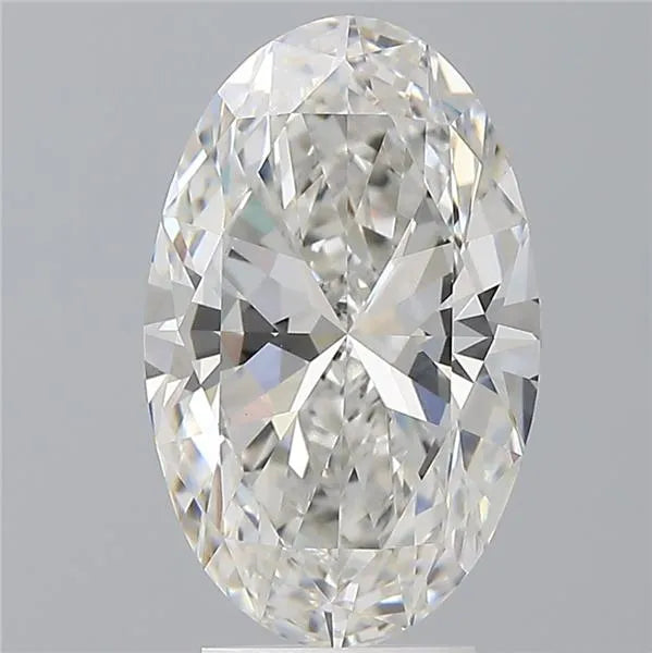 4.10ct Oval Lab Grown Diamond (Colour G, Clarity VVS2, IGI Certified)