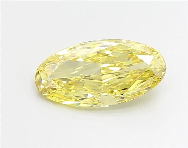 4.17ct Oval Lab Grown Diamond (Colour Fancy Vivid Yellow, Clarity VS1, IGI Certified)