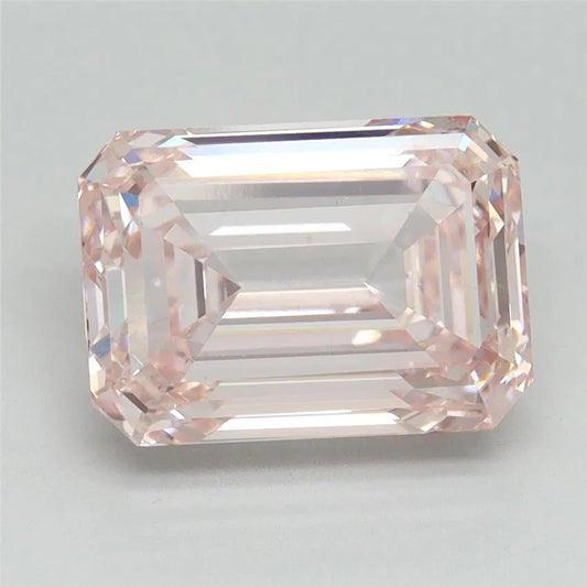 4.29ct Emerald Lab Grown Diamond (Colour Fancy Intense Pink, Clarity VS1, IGI Certified)