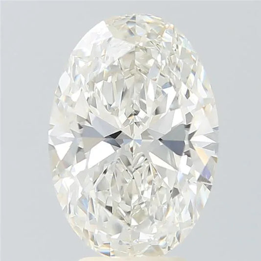 4.41ct Oval Lab Grown Diamond (Colour G, Clarity VVS2, IGI Certified)