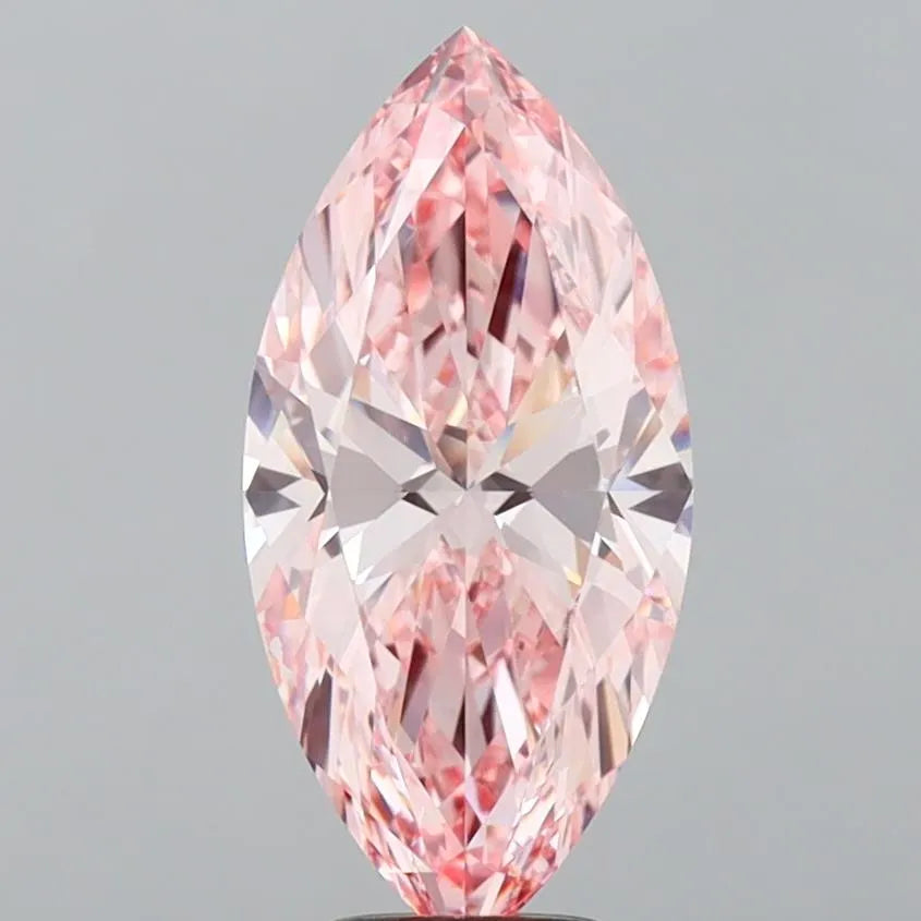 4.51ct Marquise Lab Grown Diamond (Colour Fancy Vivid Pink, Clarity VVS2, IGI Certified)