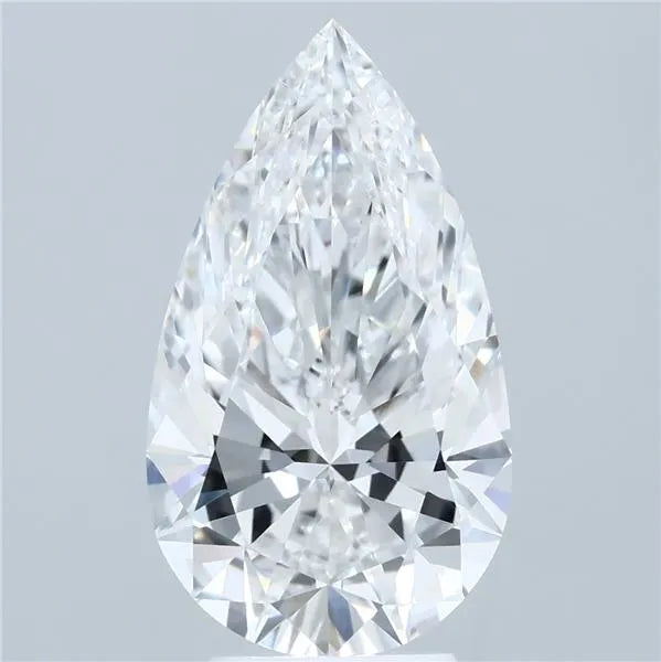 4.51ct Pear Lab Grown Diamond (Colour E, Clarity VVS2, IGI Certified)