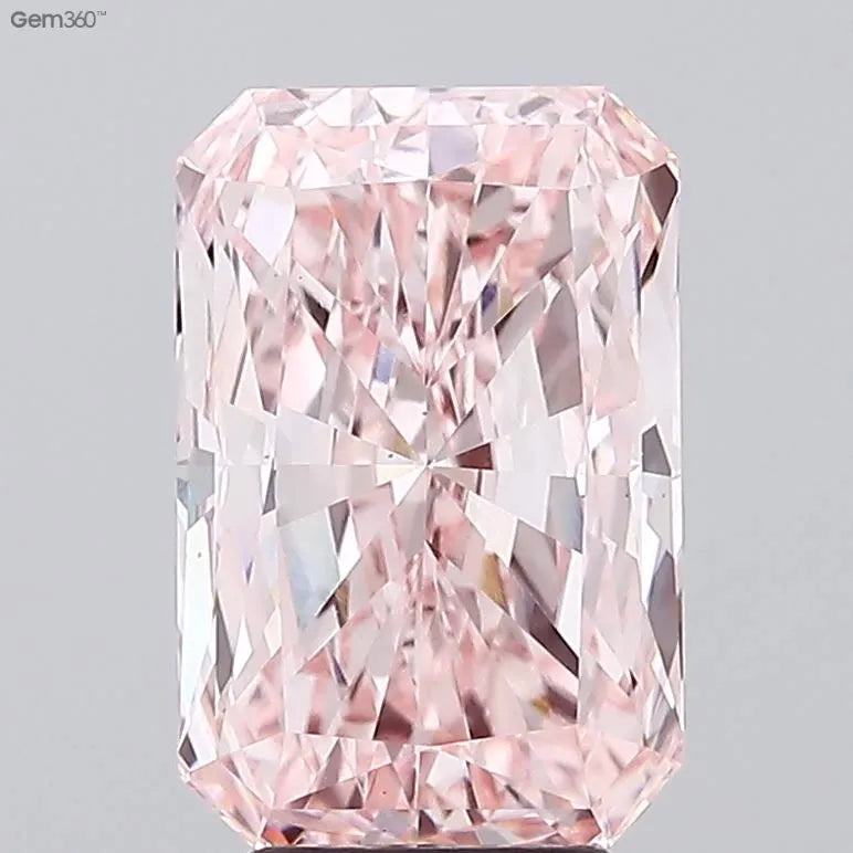 4.52ct Radiant Lab Grown Diamond (Colour Fancy Intense Pink, Clarity VS1, IGI Certified)