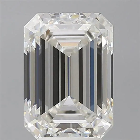 4.53ct Emerald Lab Grown Diamond (Colour F, Clarity VVS2, IGI Certified)