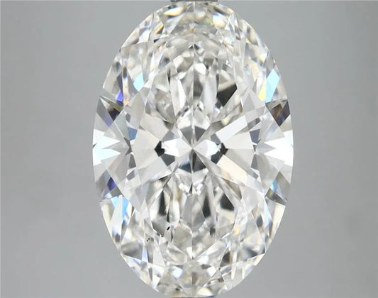 4.67ct Oval Lab Grown Diamond (Colour F, Clarity VS2, IGI Certified)