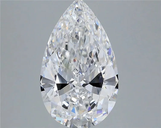 4.69ct Pear Lab Grown Diamond (Colour D, Clarity VVS2, IGI Certified)