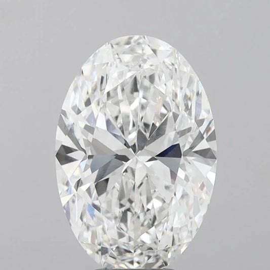 4.87ct Oval Lab Grown Diamond (Colour D, Clarity VVS2, IGI Certified)