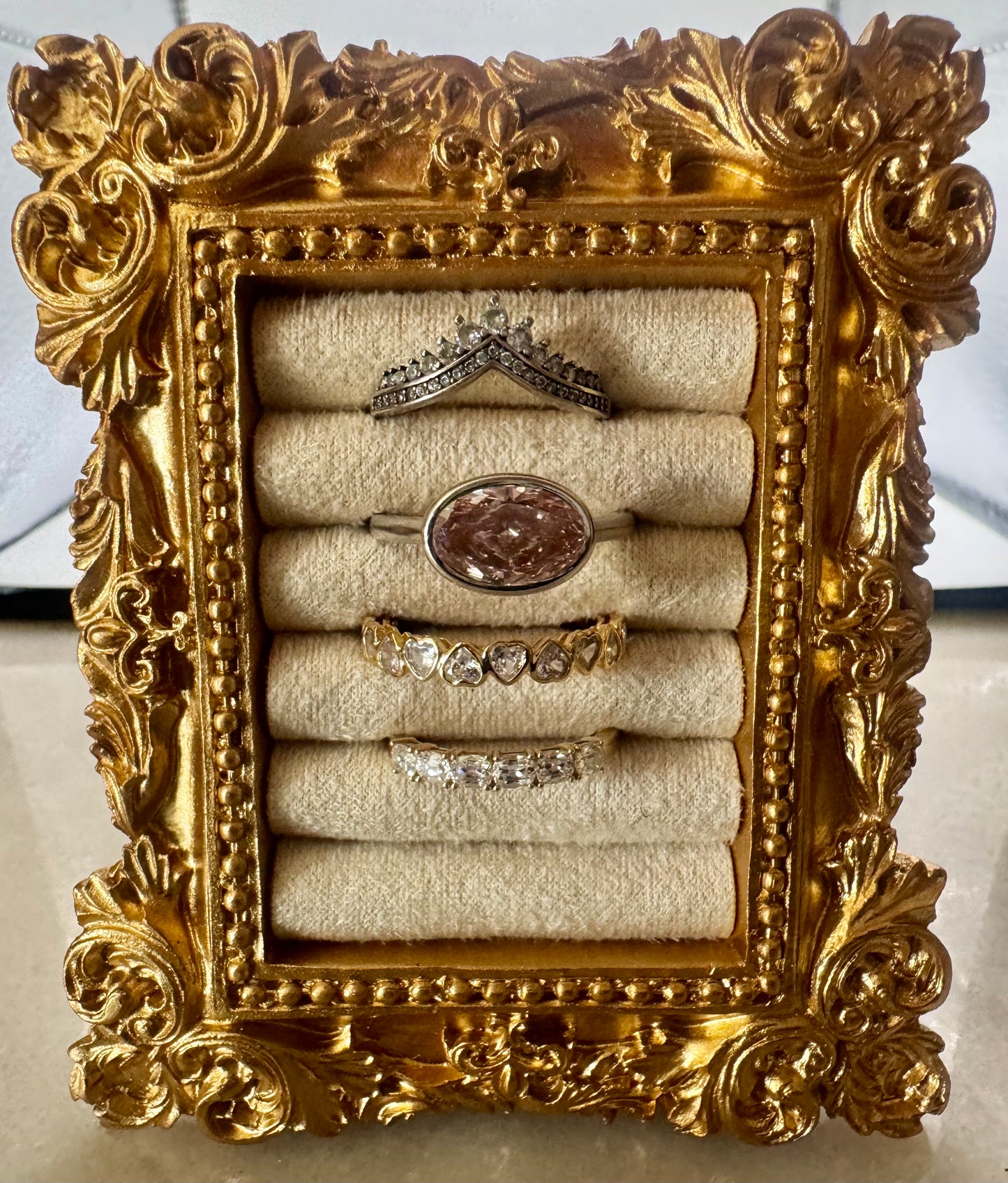Jewelry Frame Display - Beige - V2