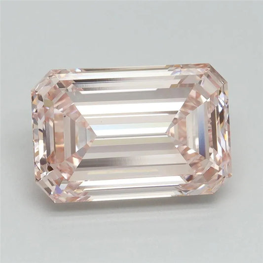 5.01ct Emerald Lab Grown Diamond (Colour Fancy Intense Pink, Clarity VS1, IGI Certified)