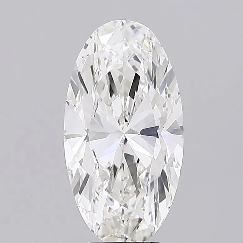5.01ct Oval Lab Grown Diamond (Colour G, Clarity VVS2, IGI Certified)
