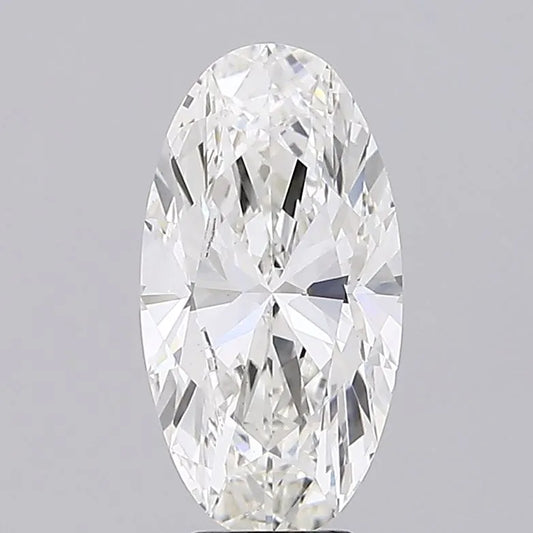 5.01ct Oval Lab Grown Diamond (Colour G, Clarity VVS2, IGI Certified)