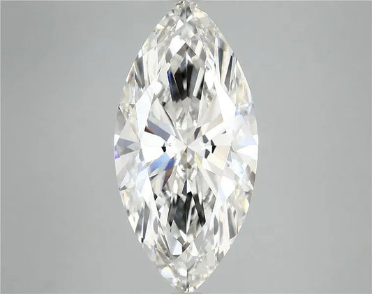 5.02ct Marquise Lab Grown Diamond (Colour F, Clarity VVS2, IGI Certified)