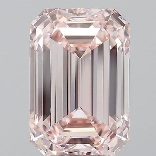 5.03ct Emerald Lab Grown Diamond (Colour Fancy Intense Pink, Clarity VS1, IGI Certified)
