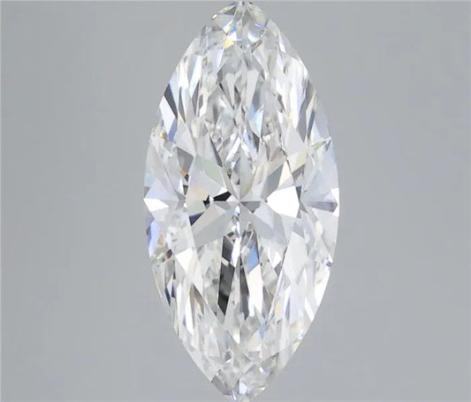 5.03ct Marquise Lab Grown Diamond (Colour F, Clarity VVS2, IGI Certified)