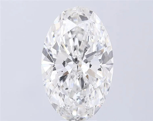 5.04ct Oval Lab Grown Diamond (Colour D, Clarity VS2, IGI Certified)