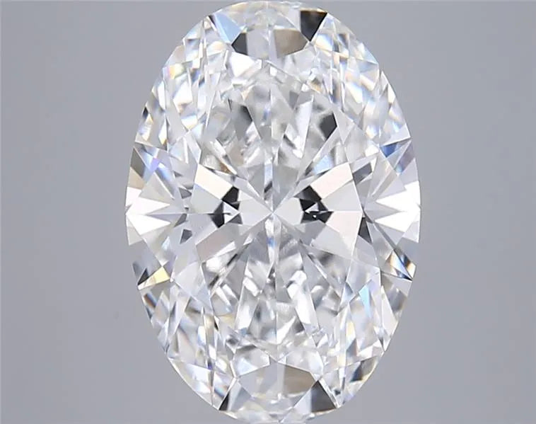 5.05ct Oval Lab Grown Diamond (Colour E, Clarity VVS2, IGI Certified)