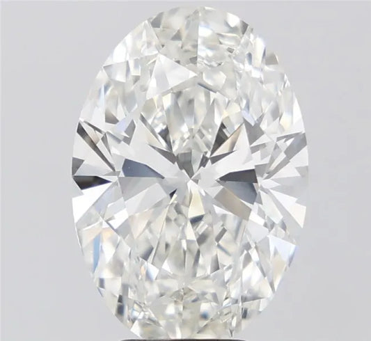 5.05ct Oval Lab Grown Diamond (Colour H, Clarity VVS2, IGI Certified)