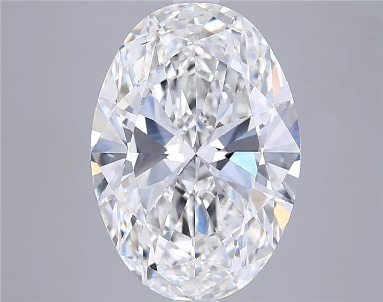 5.07ct Oval Lab Grown Diamond (Colour E, Clarity VVS2, IGI Certified)