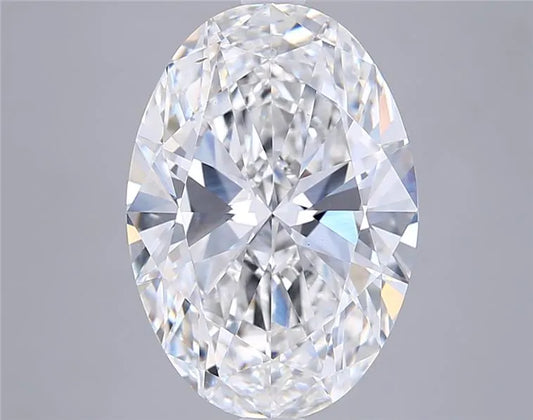 5.07ct Oval Lab Grown Diamond (Colour E, Clarity VVS2, IGI Certified)