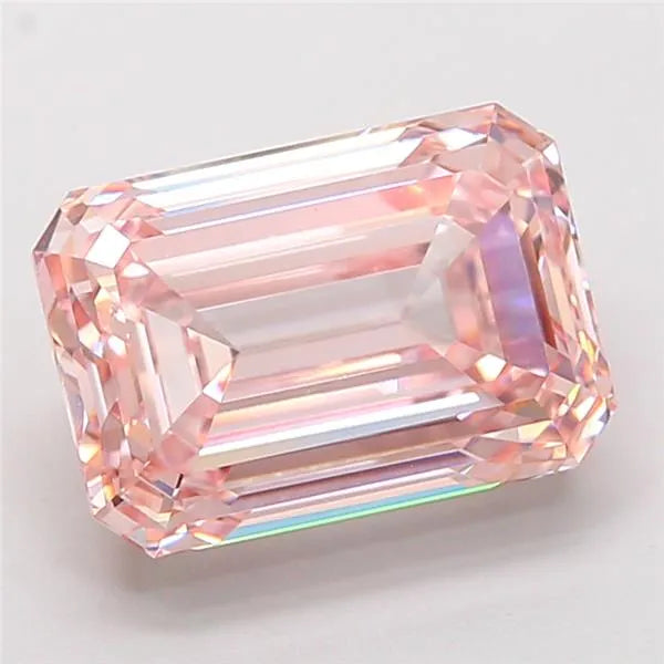 5.08ct Emerald Lab Grown Diamond (Colour Fancy Intense Pink, Clarity VS1, IGI Certified)