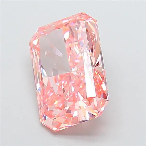 5.09ct Radiant Lab Grown Diamond (Colour Fancy Vivid Pink, Clarity VVS2, IGI Certified)