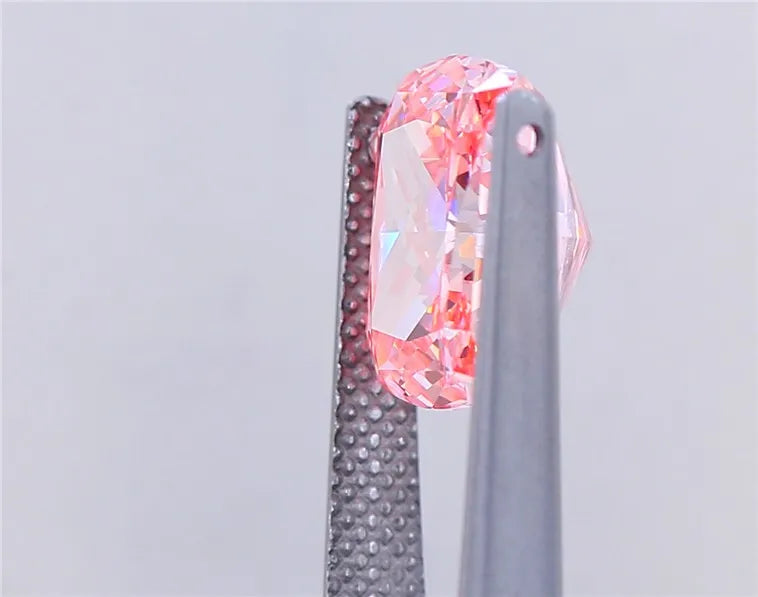 5.13ct Cushion modified Lab Grown Diamond (Colour Fancy Vivid Pink, Clarity VVS2, IGI Certified)