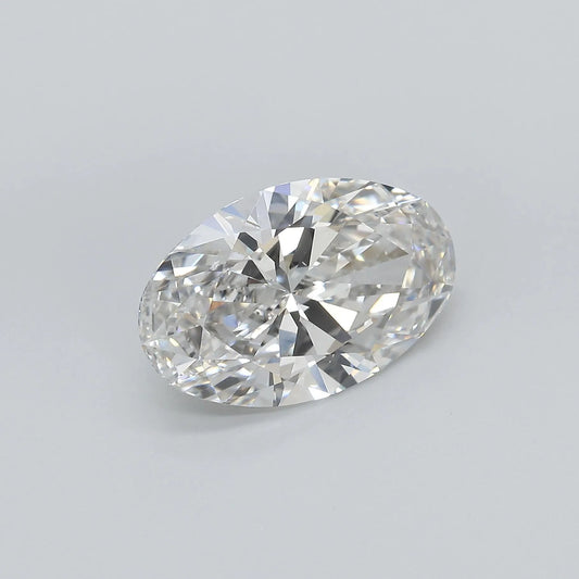5.14ct Oval Lab Grown Diamond (Colour G, Clarity VS2, IGI Certified)