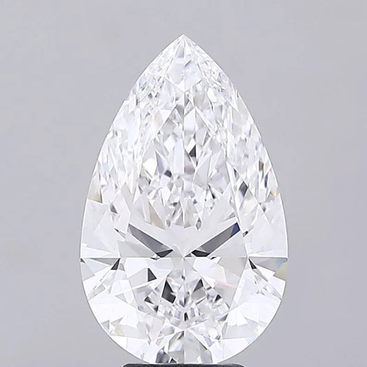 5.29ct Pear Lab Grown Diamond (Colour D, Clarity VVS2, IGI Certified)