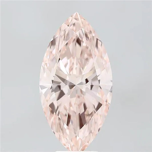 5.49ct Marquise Lab Grown Diamond (Colour Fancy Vivid Pink, Clarity VS1, IGI Certified)