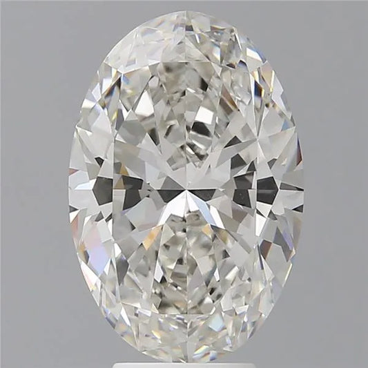 5.55ct Oval Lab Grown Diamond (Colour G, Clarity VVS2, IGI Certified)