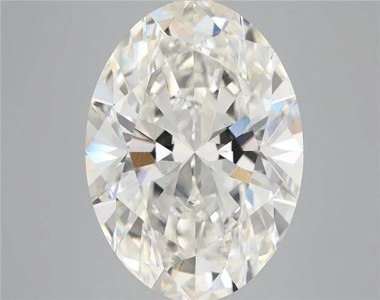 5.70ct Oval Lab Grown Diamond (Colour G, Clarity VS2, IGI Certified)