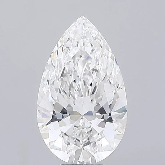 6.02ct Pear Lab Grown Diamond (Colour D, Clarity VS2, IGI Certified)