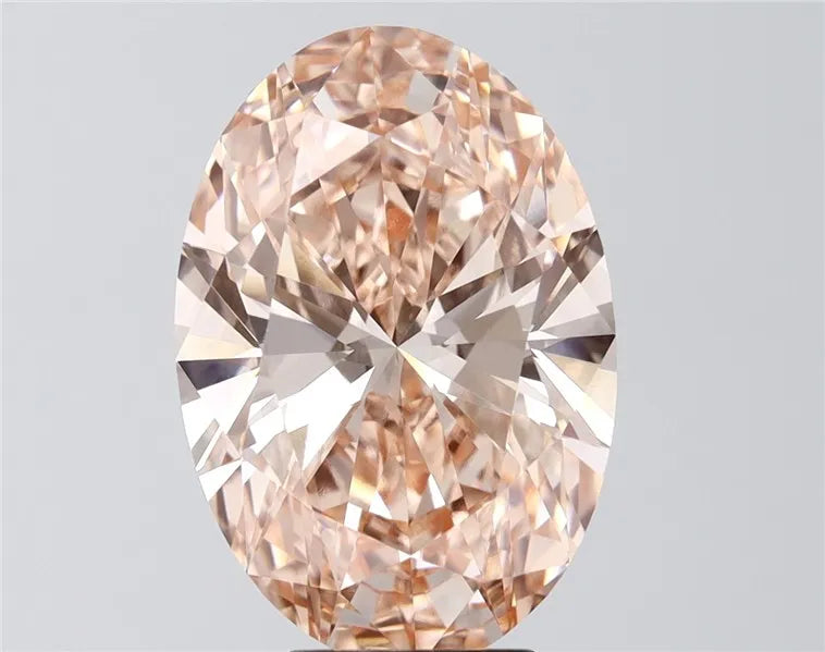 6.05ct Oval Lab Grown Diamond (Colour Fancy Vivid Pink, Clarity VVS2, IGI Certified)