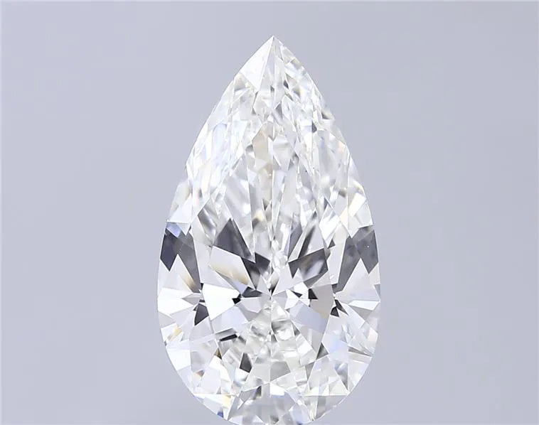 6.07ct Pear Lab Grown Diamond (Colour G, Clarity VVS2, IGI Certified)