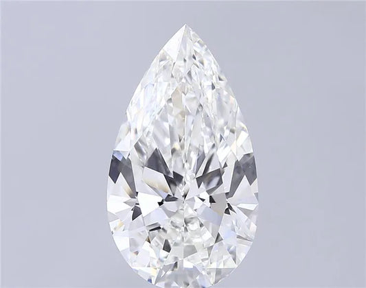 6.07ct Pear Lab Grown Diamond (Colour G, Clarity VVS2, IGI Certified)