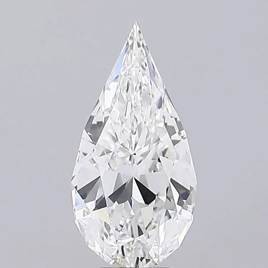 6.19ct Pear Lab Grown Diamond (Colour F, Clarity VS1, IGI Certified)