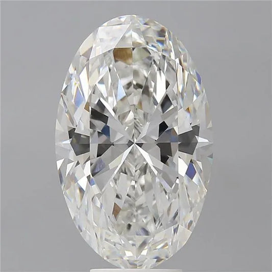 6.56ct Oval Lab Grown Diamond (Colour F, Clarity VVS2, IGI Certified)