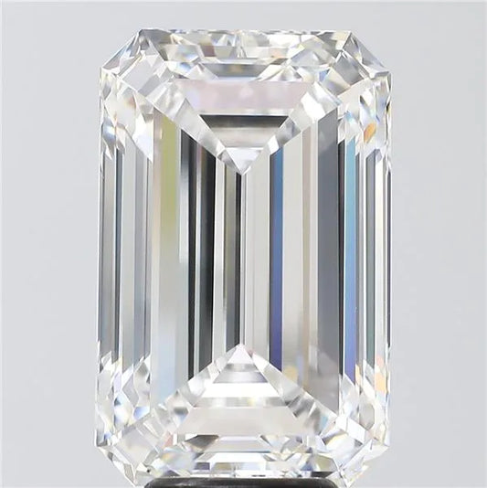 7.02ct Emerald Lab Grown Diamond (Colour E, Clarity VVS1, IGI Certified)
