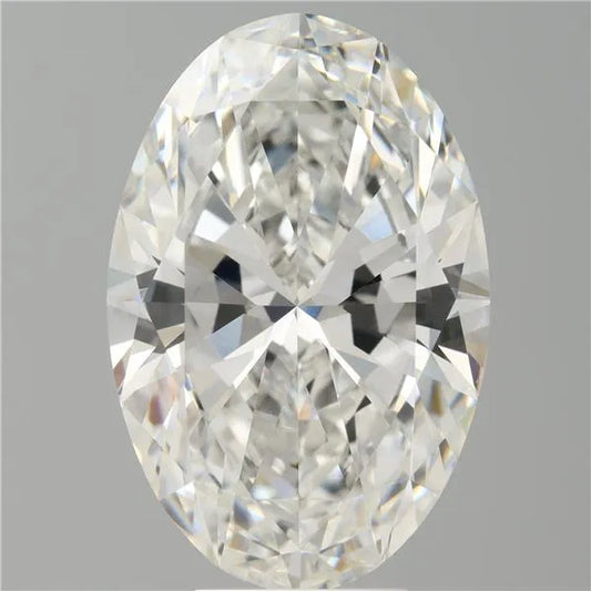 7.11ct Oval Lab Grown Diamond (Colour E, Clarity VVS2, IGI Certified)