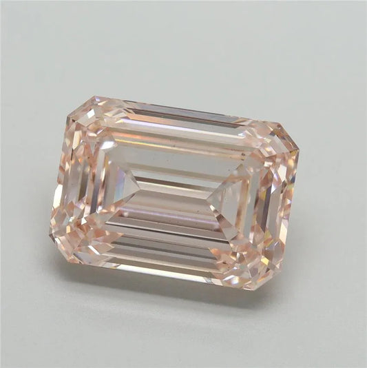 7.61ct Emerald Lab Grown Diamond (Colour Fancy Intense Pink, Clarity VS2, IGI Certified)