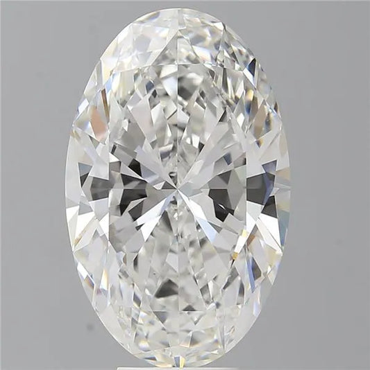 8.09ct Oval Lab Grown Diamond (Colour F, Clarity VVS2, IGI Certified)