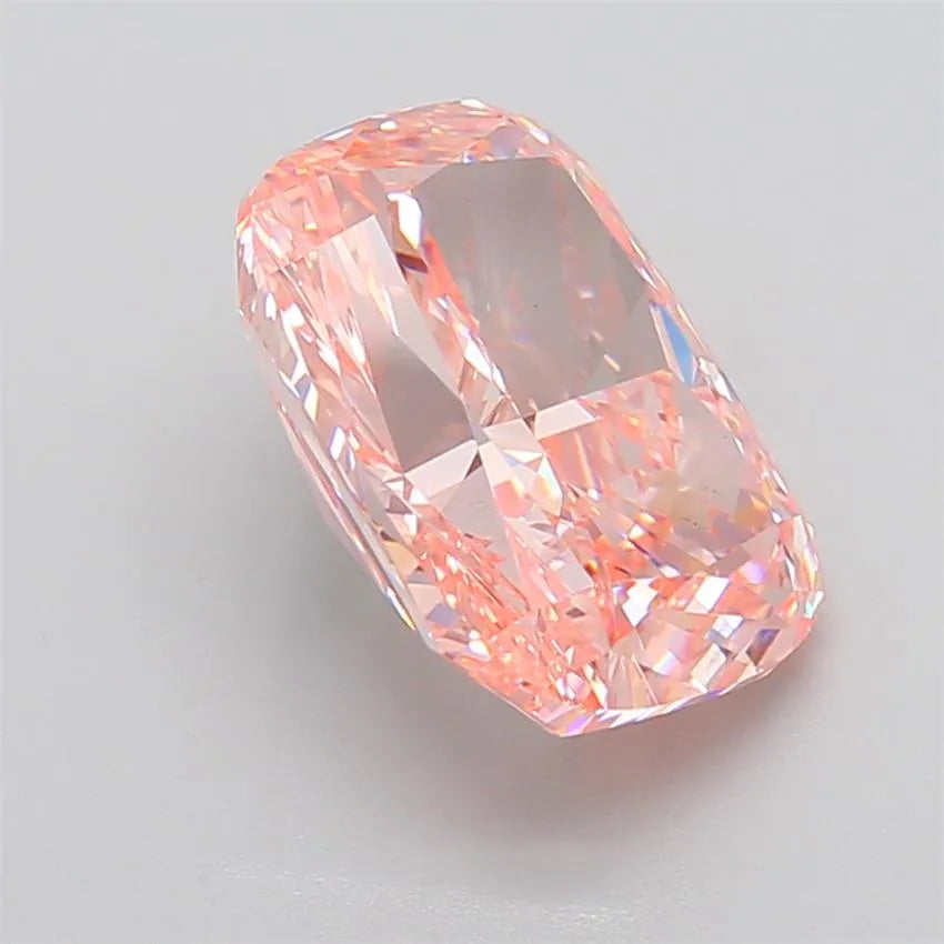 8.36ct Cushion modified Lab Grown Diamond (Colour Fancy Vivid Pink, Clarity VVS2, IGI Certified)