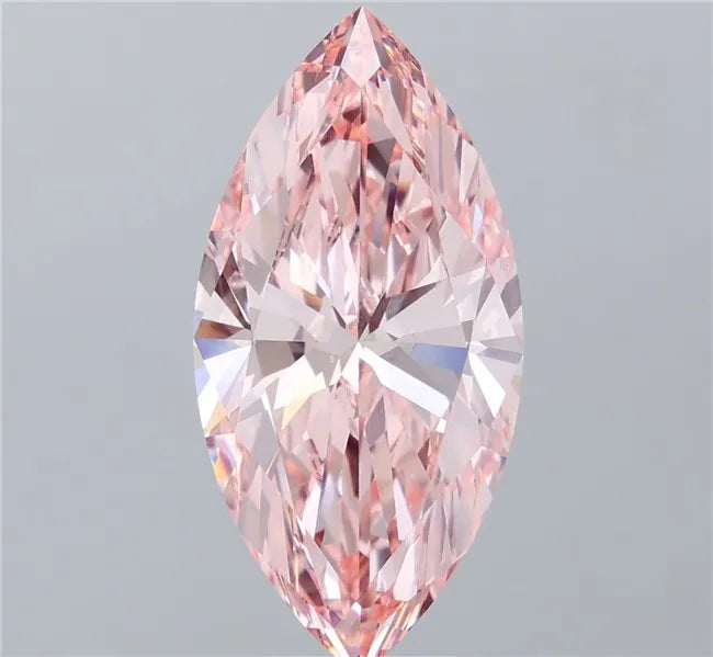 9.06ct Marquise Lab Grown Diamond (Colour Fancy Intense Pink, Clarity VVS2, IGI Certified)