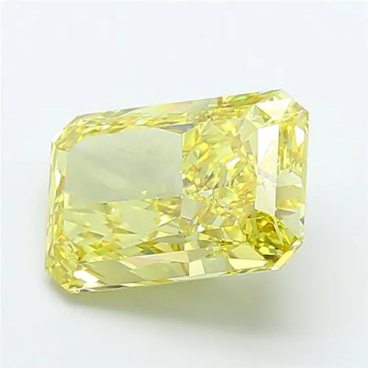 9.15ct Radiant Lab Grown Diamond (Colour Fancy Vivid Yellow, Clarity VVS2, IGI Certified)