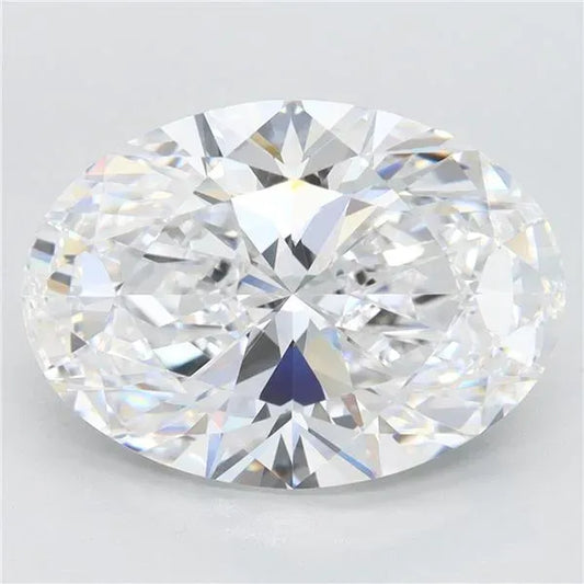 9.38ct Oval Lab Grown Diamond (Colour D, Clarity VVS2, IGI Certified)